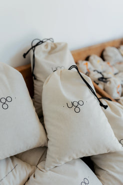 Pochon de lavande biologique, exposé à notre boutique d'Aix-en-Provence. 