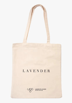 Tote bag "Lavender", vue de face. 