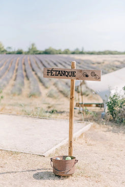 Terrain de pétanque à Terre Ugo. 