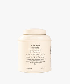 Infusion Les Grillons Heureux Terre Ugo, format standard, vue arrière avec informations produit.