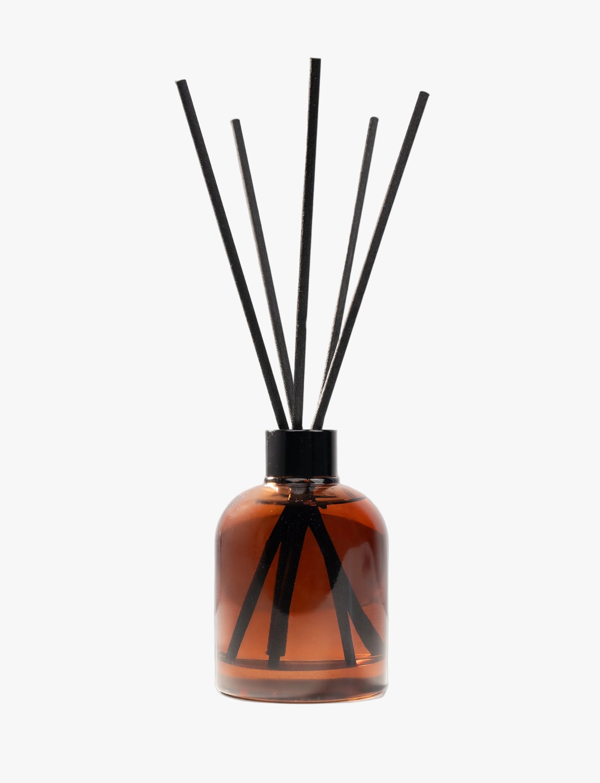 Diffuseur d’ambiance Terre Ugo en flacon ambré, avec tiges diffuseur, vue arrière